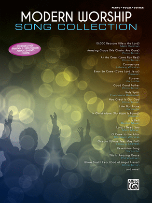 Book cover for Modern Worship Song Collection