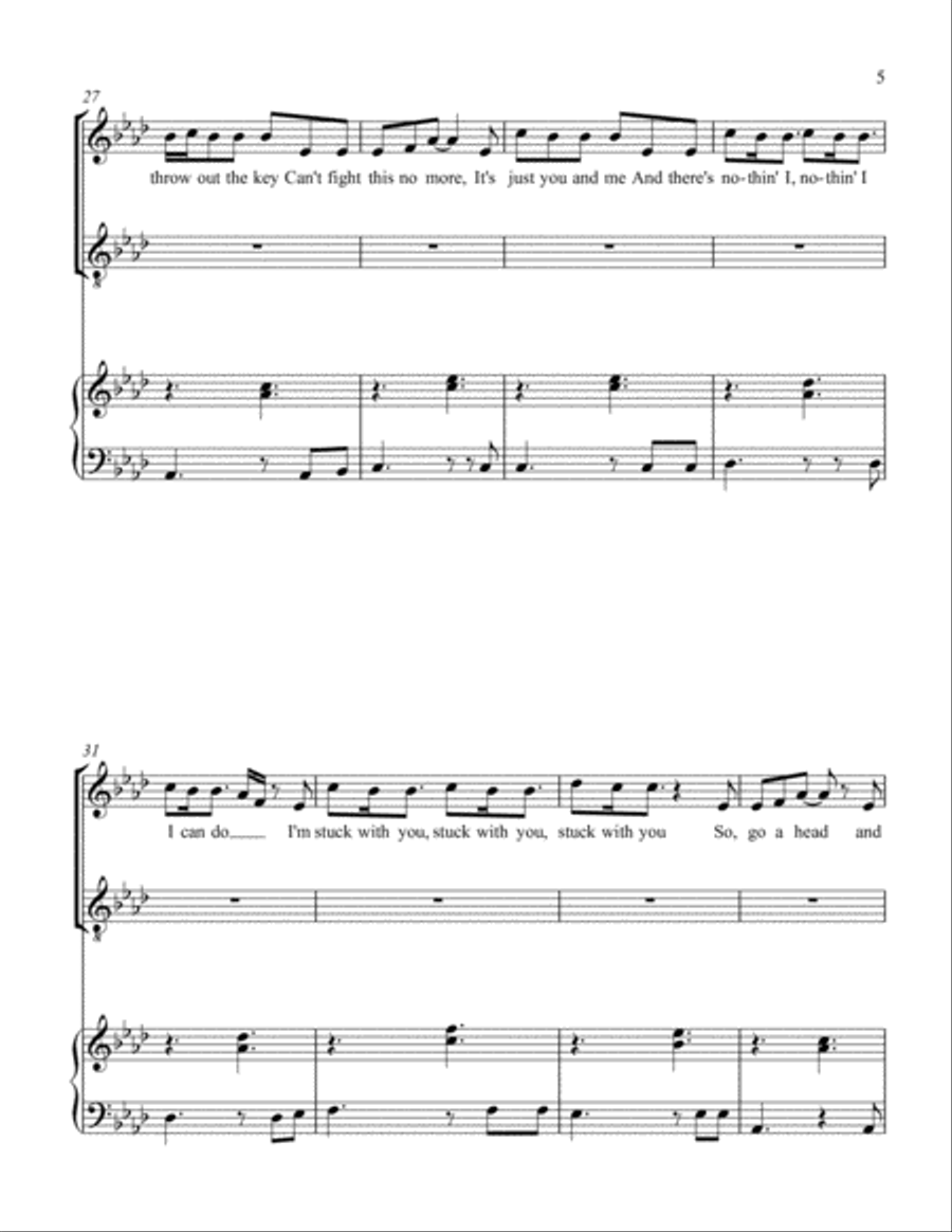 Stuck With U Stuck With U High Voice scores gallery preview page 5
