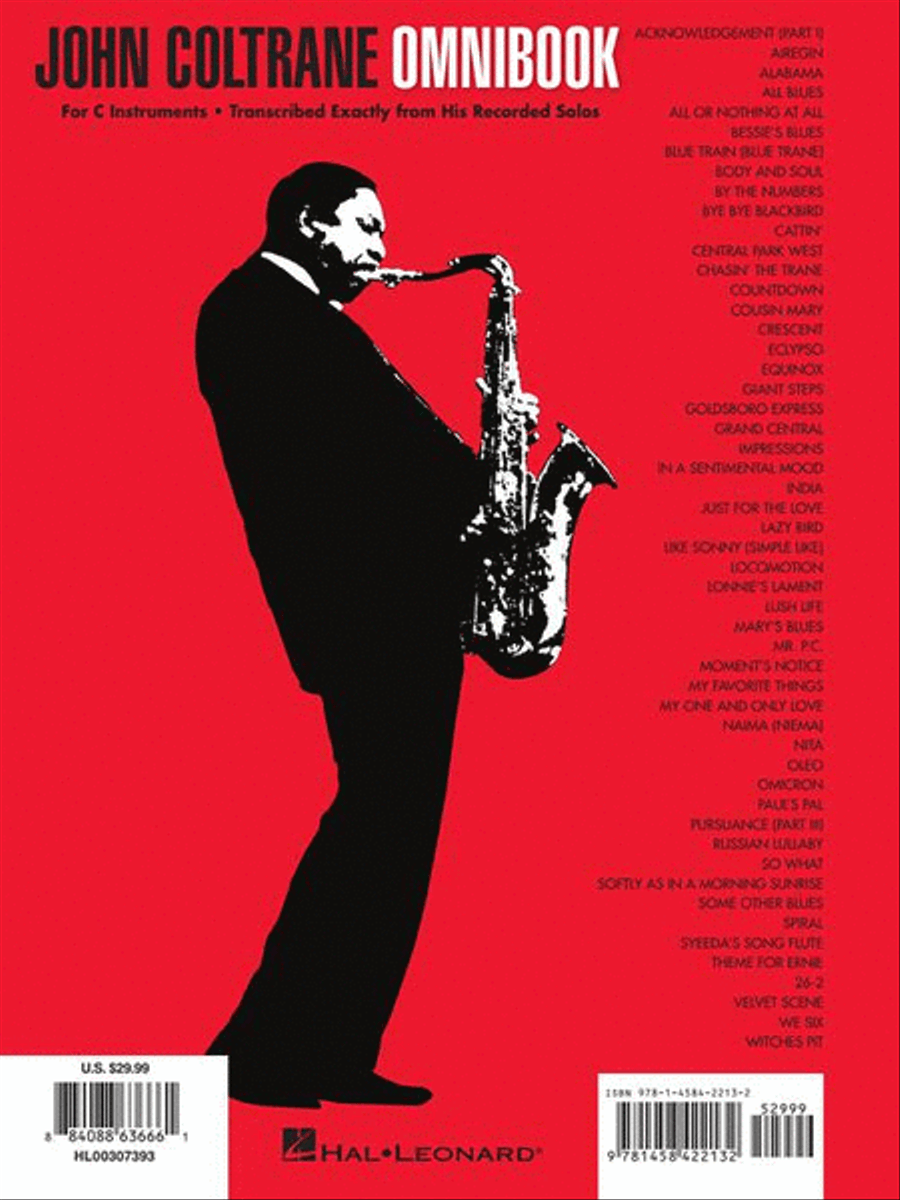 John Coltrane – Omnibook C Instrument scores gallery preview page 8