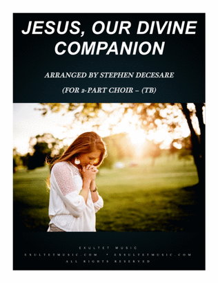 Book cover for Jesus, Our Divine Companion (for 2-part choir - (TB)