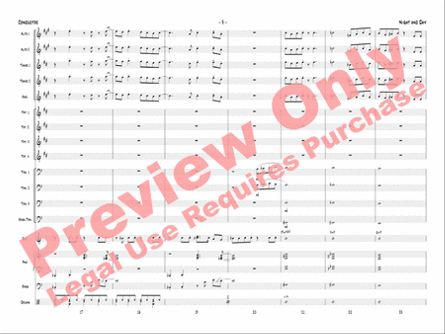 Night and Day Night and Day Jazz Ensemble scores gallery preview page 6