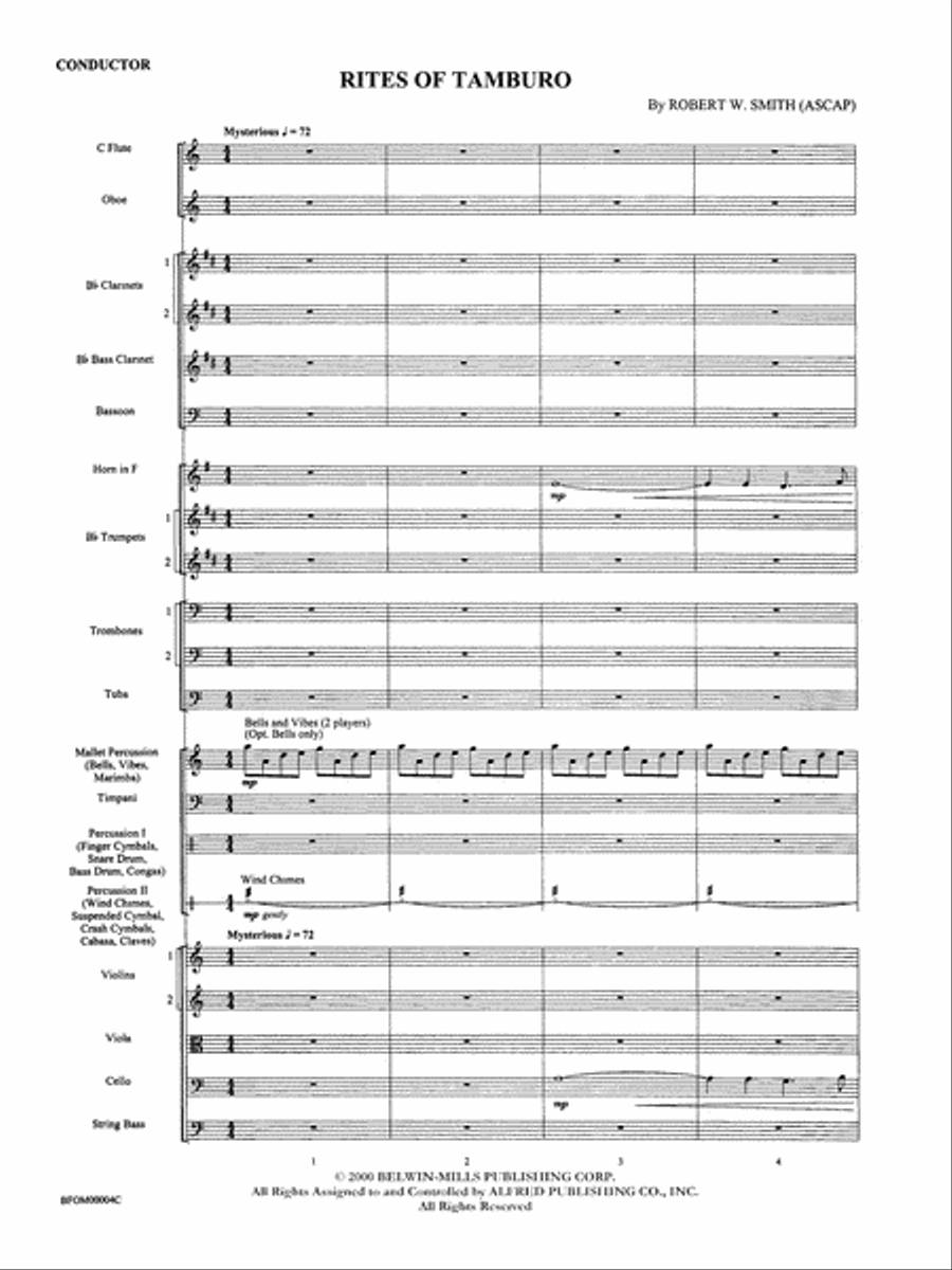 Rites of Tamburo: Score Rites of Tamburo: Score Full Orchestra scores gallery preview page 3