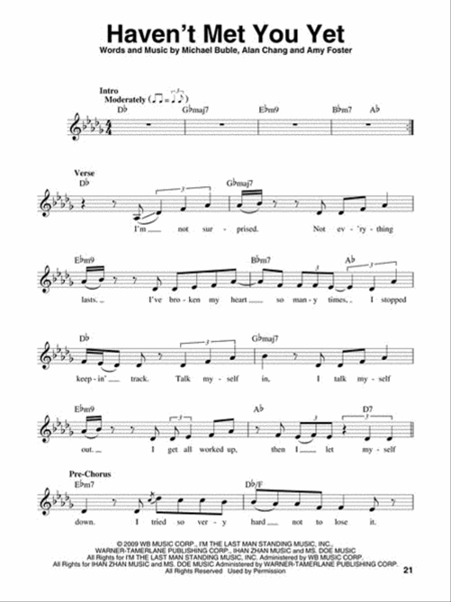 Michael Buble - Crazy Love Voice scores gallery preview page 4