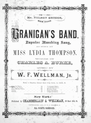Branigan's Band. Popular Marching Song