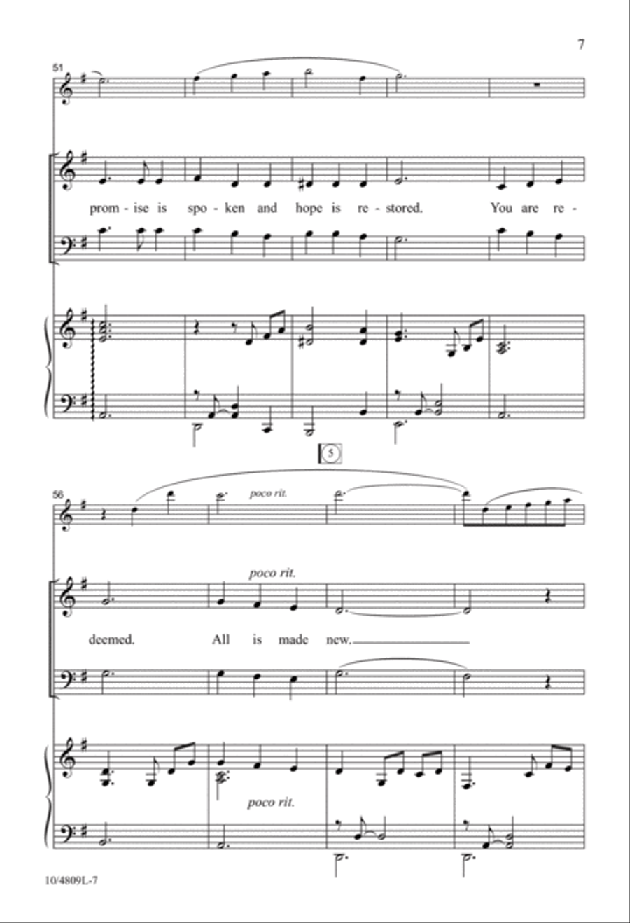 Come Find Forgiveness and Love 2-Part scores gallery preview page 7