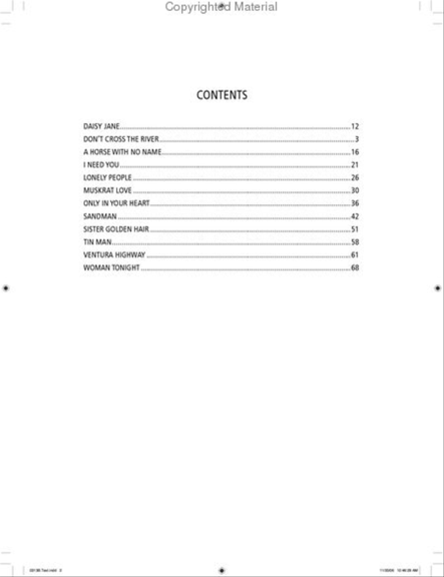 America – Guitar Anthology Electric Guitar scores gallery preview page 2