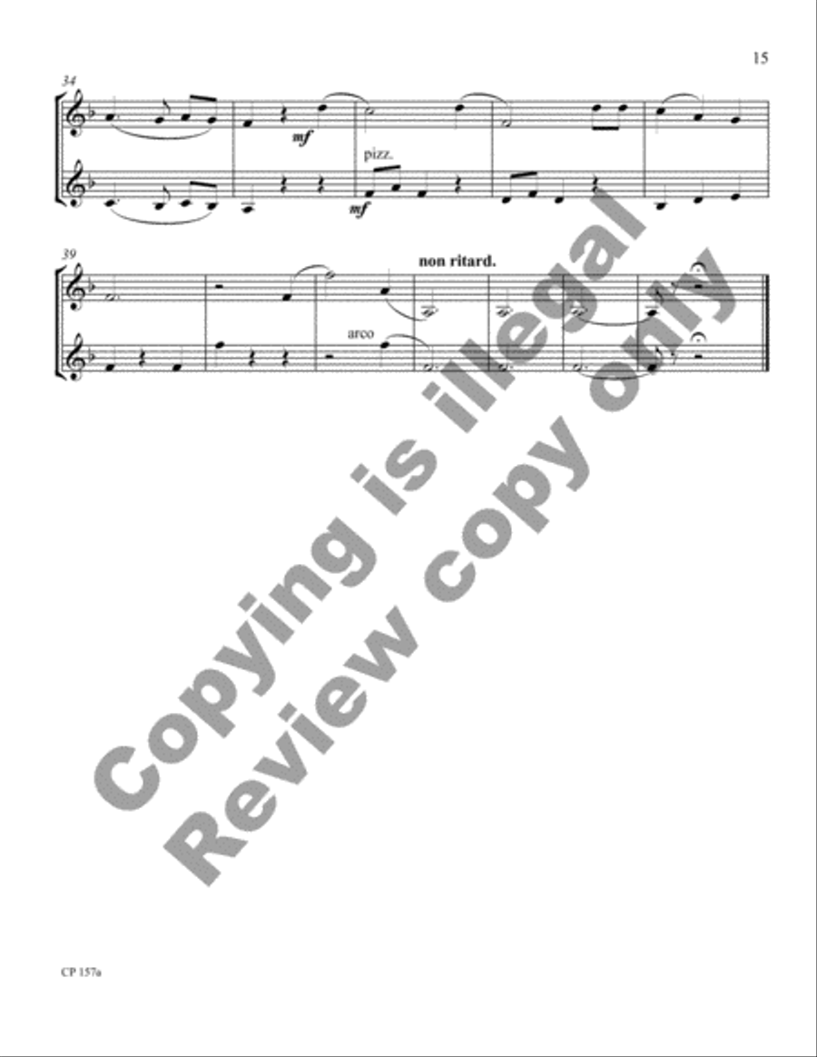 Cowboy Miniatures (Violin Version) Violin scores gallery preview page 32