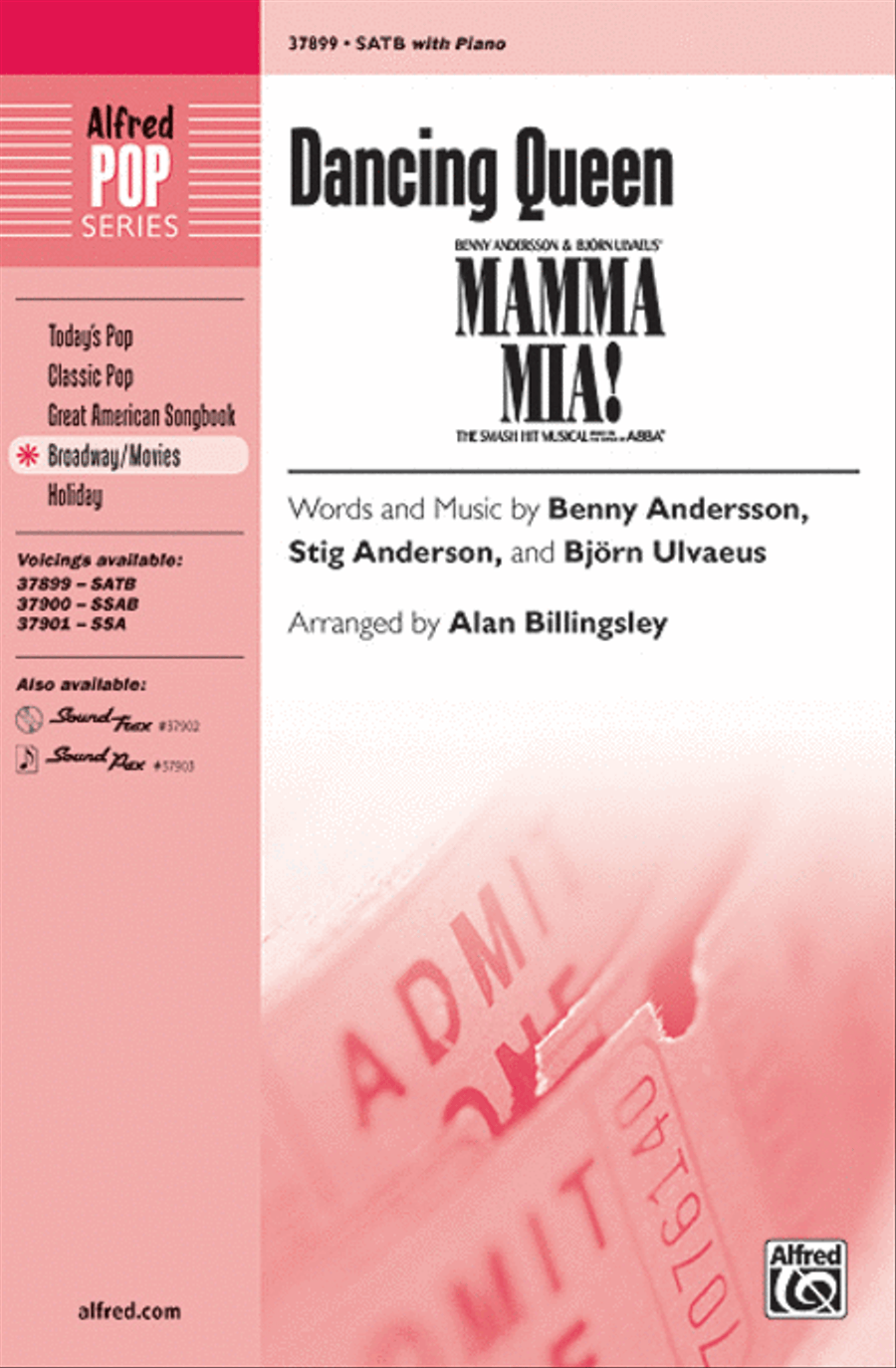 Dancing Queen 4-Part scores gallery preview page 1