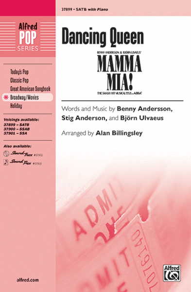 Dancing Queen by Benny Andersson 4-Part - Sheet Music