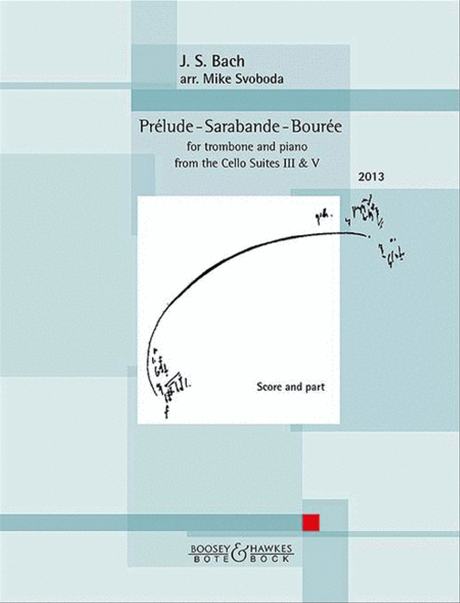 Prelude - Sarabande - Bourée Piano Accompaniment scores gallery preview page 1