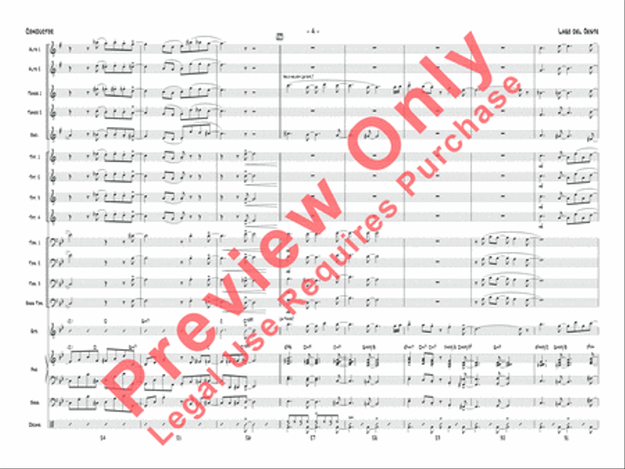 Lago del oeste Jazz Ensemble scores gallery preview page 7