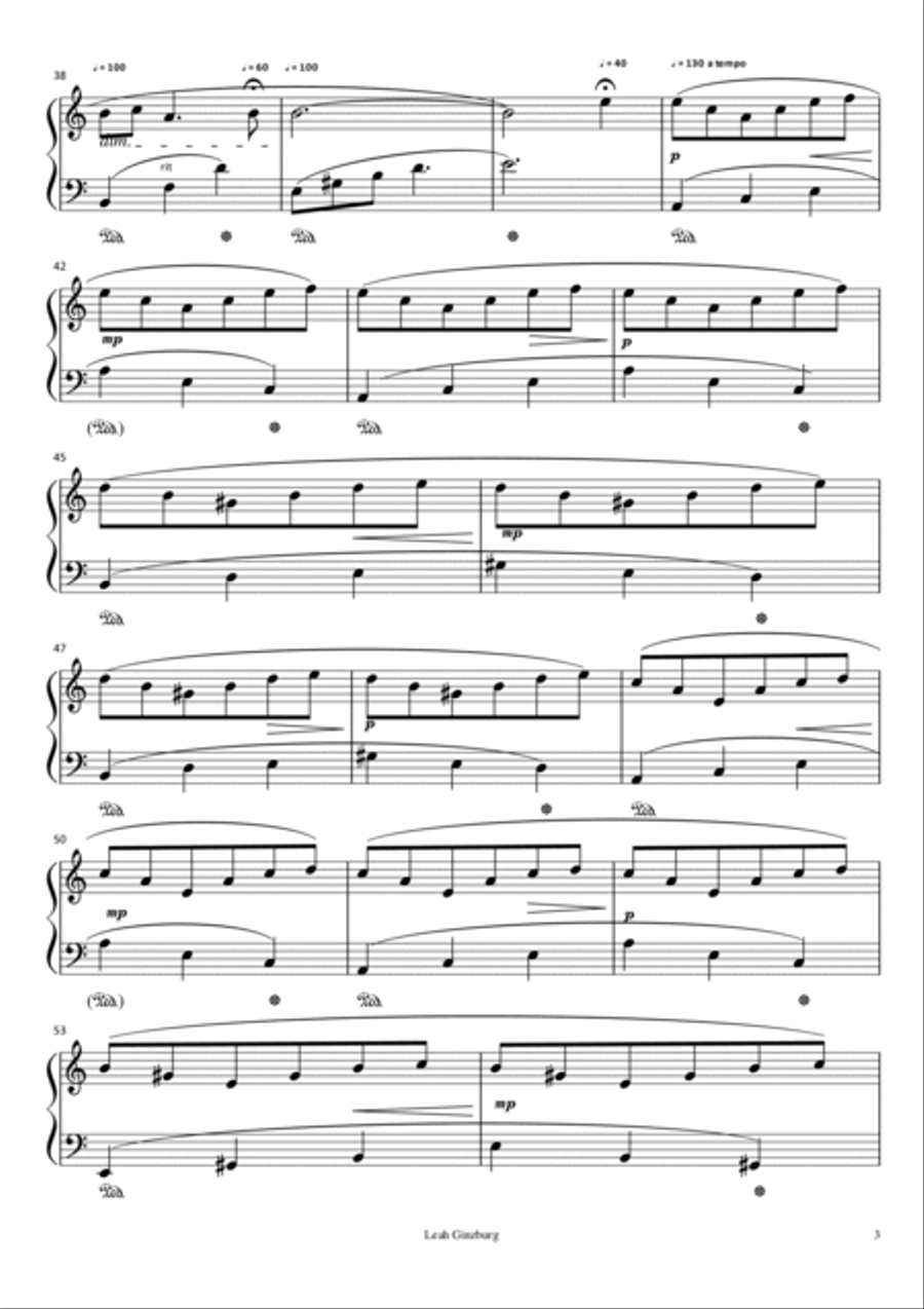 Beethoven's Silence Piano Solo scores gallery preview page 3