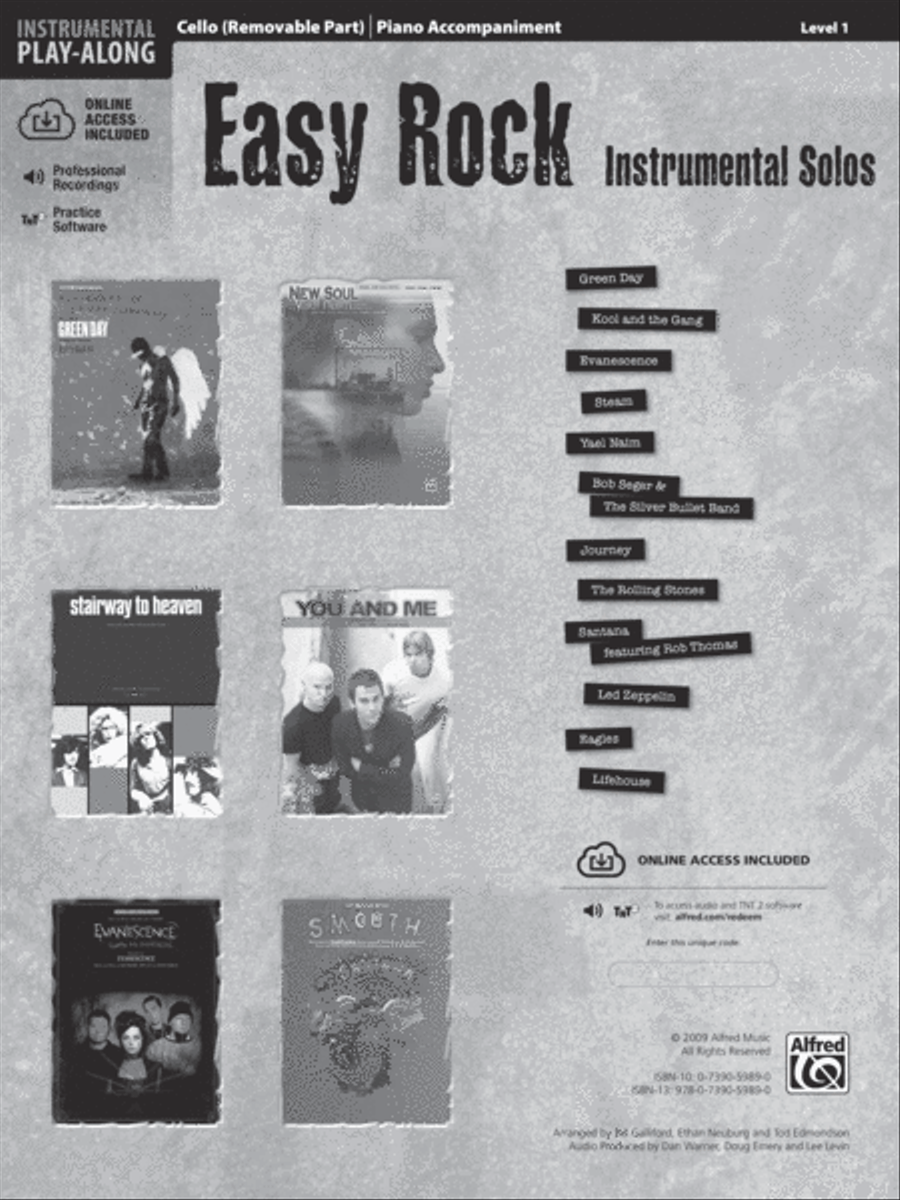 Easy Rock Instrumental Solos for Strings, Level 1 String Orchestra scores gallery preview page 2