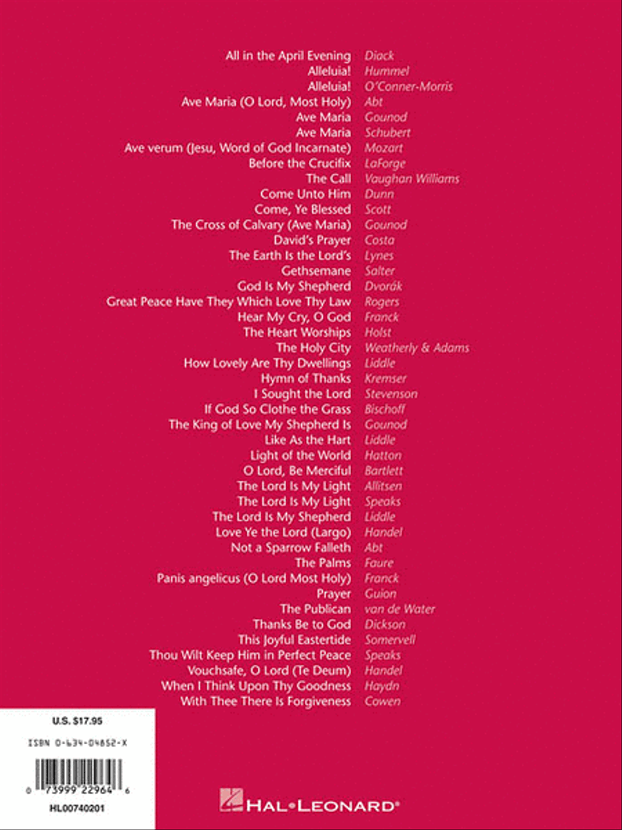 Sacred Solos for All Ages - Low Voice Low Voice scores gallery preview page 2