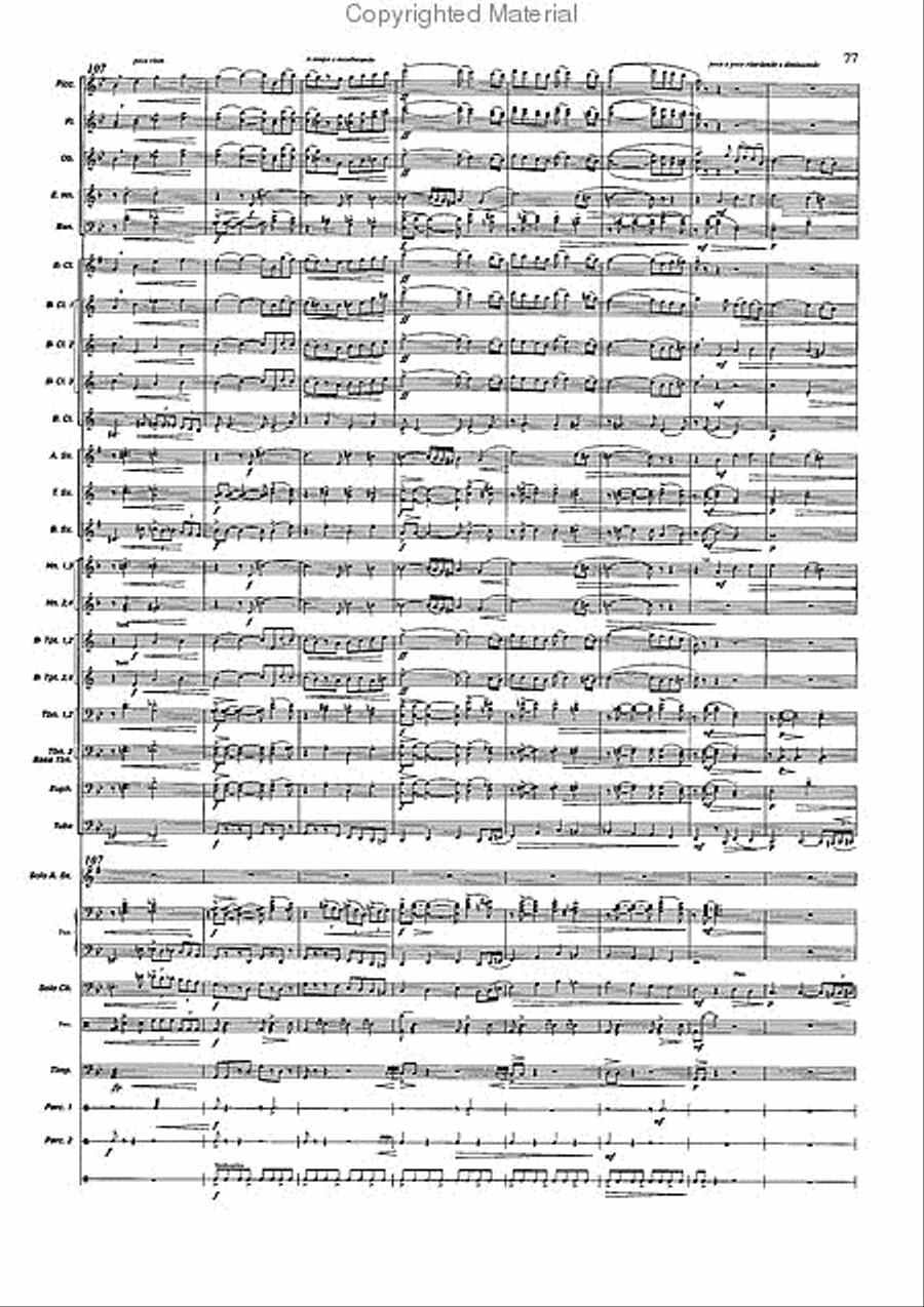 Concertango Concert Band scores gallery preview page 78