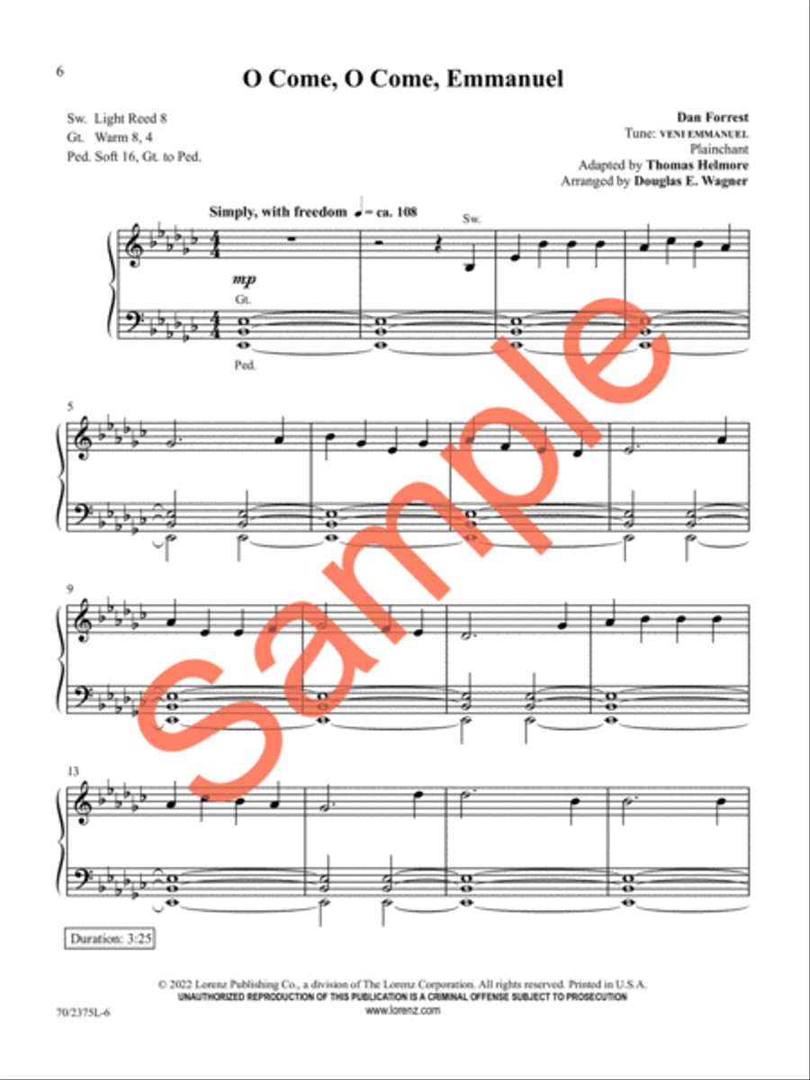 Music for a Joyous Christmas, Vol. 2 Organ Solo scores gallery preview page 6