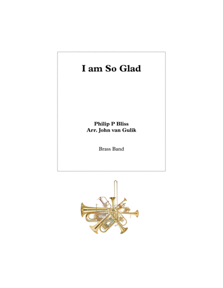 I am So Glad - Brass Band - Score and all parts image number null