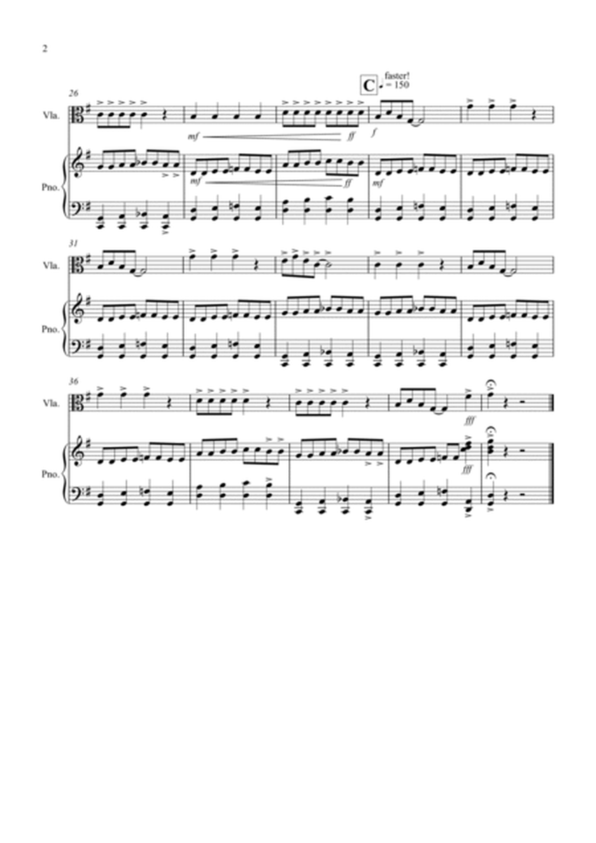 Burnie's Boogie! for Viola and Piano image number null