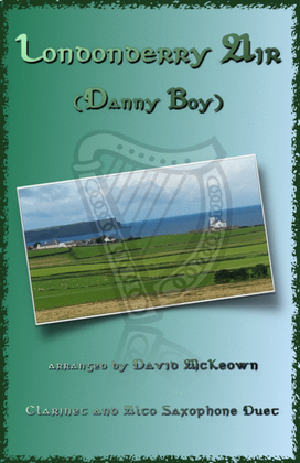 Book cover for Londonderry Air, (Danny Boy), for Clarinet and Alto Saxophone Duet