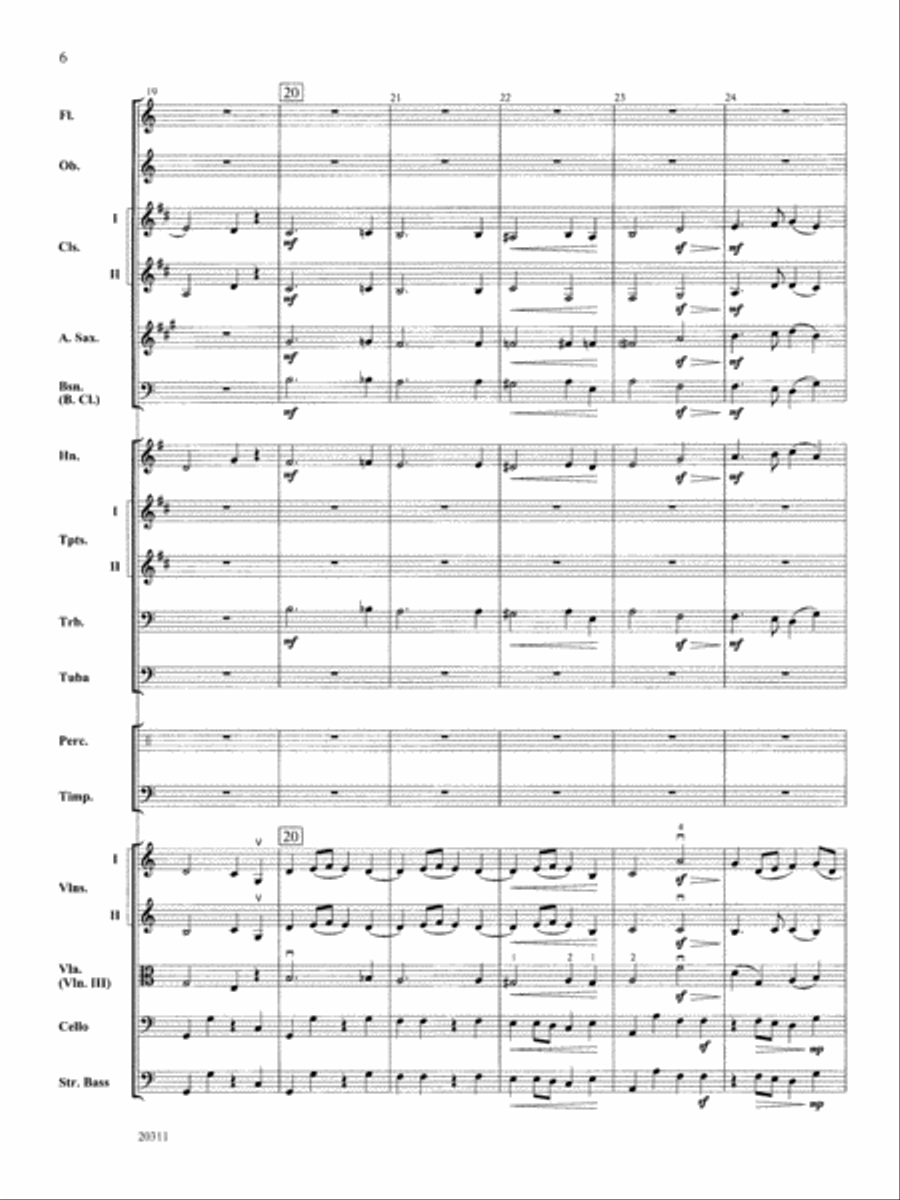 Symphony No. 1 (4th Movement ): Score Full Orchestra scores gallery preview page 6