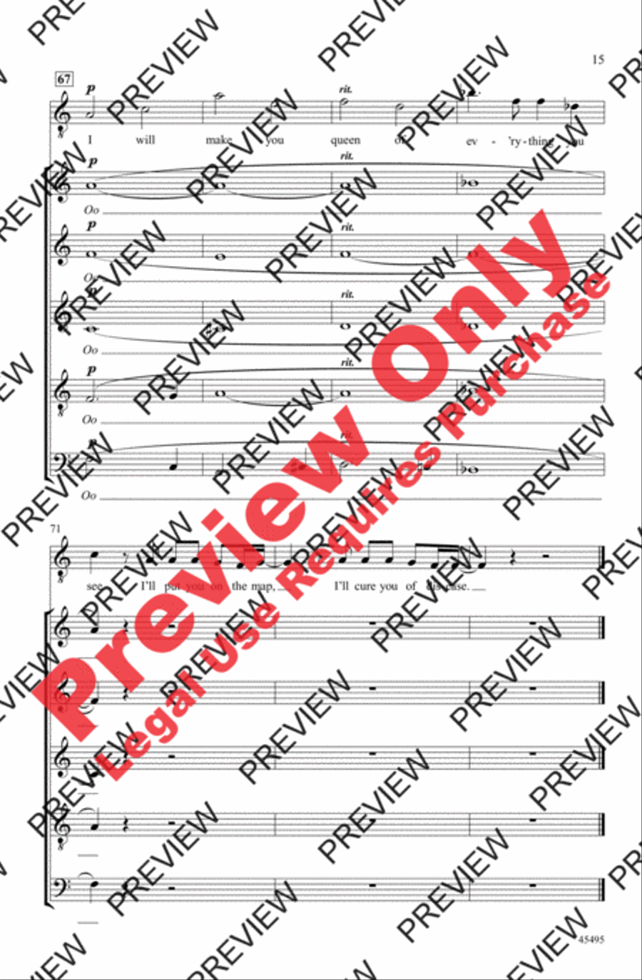 House of Gold House of Gold 4-Part scores gallery preview page 14