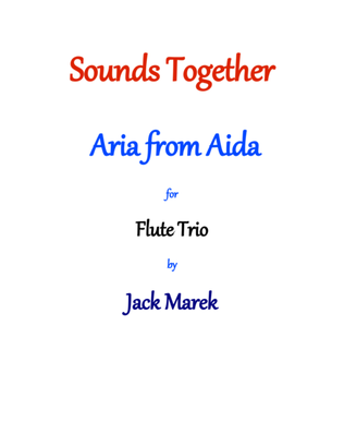Book cover for Aida for Flute Trio