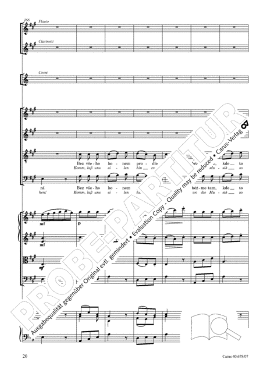 Missa pastoralis bohemica 4-Part scores gallery preview page 33