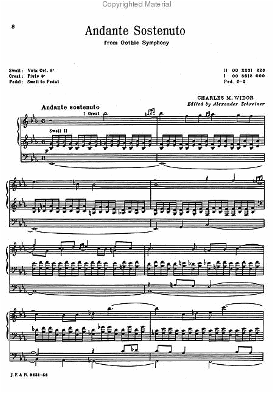 French Masterworks for Organ Organ Solo scores gallery preview page 3