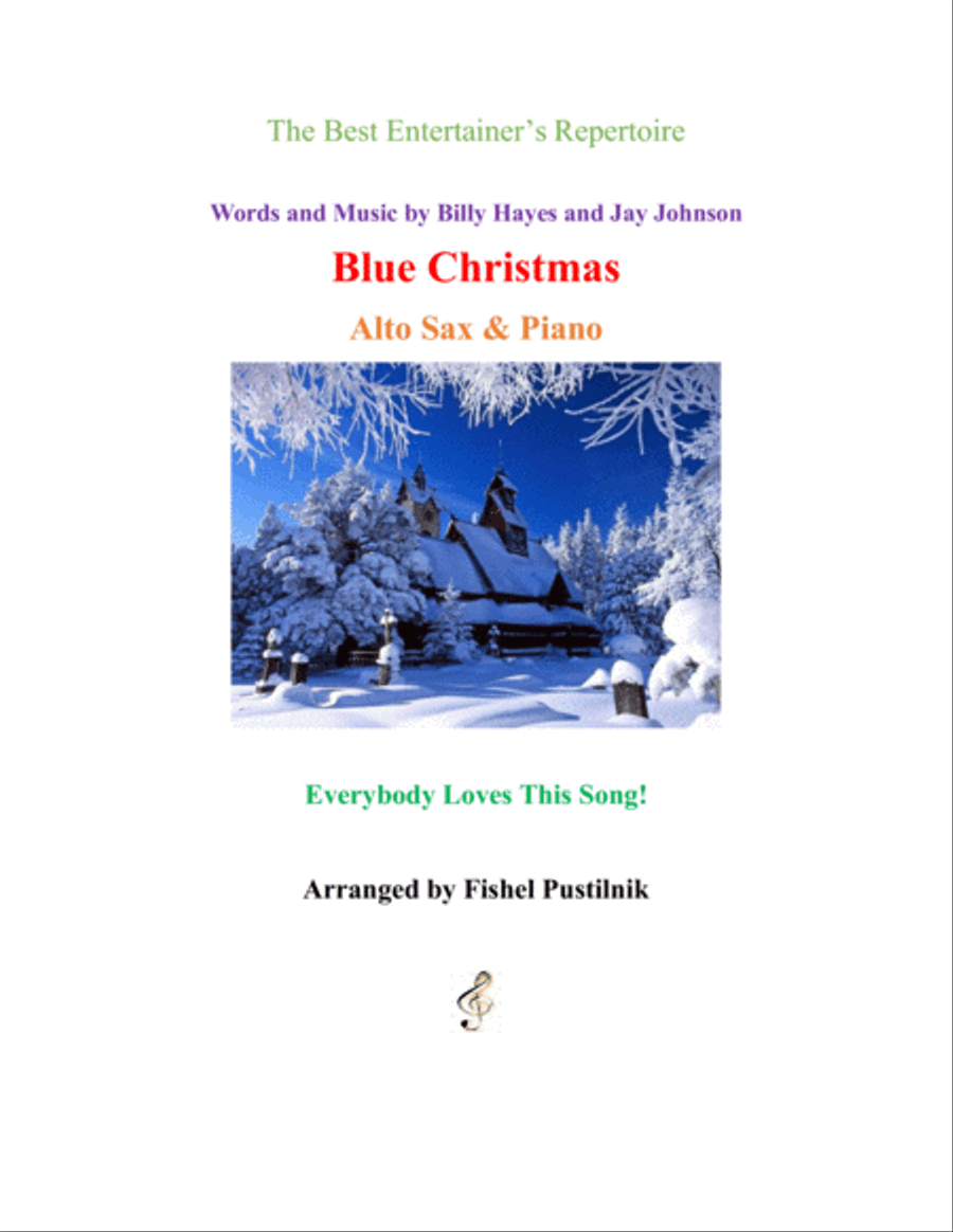 Blue Christmas Woodwind Duet scores gallery preview page 1