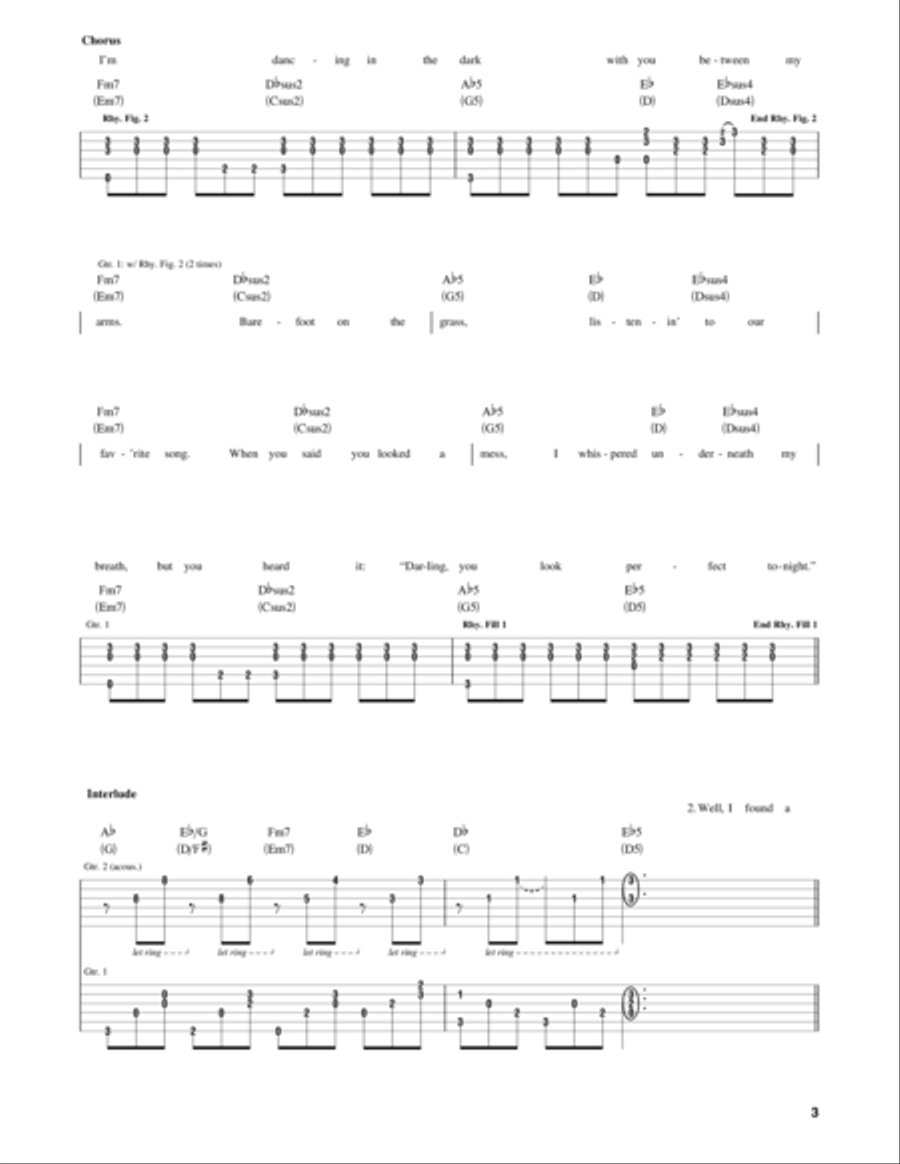 Perfect Electric Guitar scores gallery preview page 3