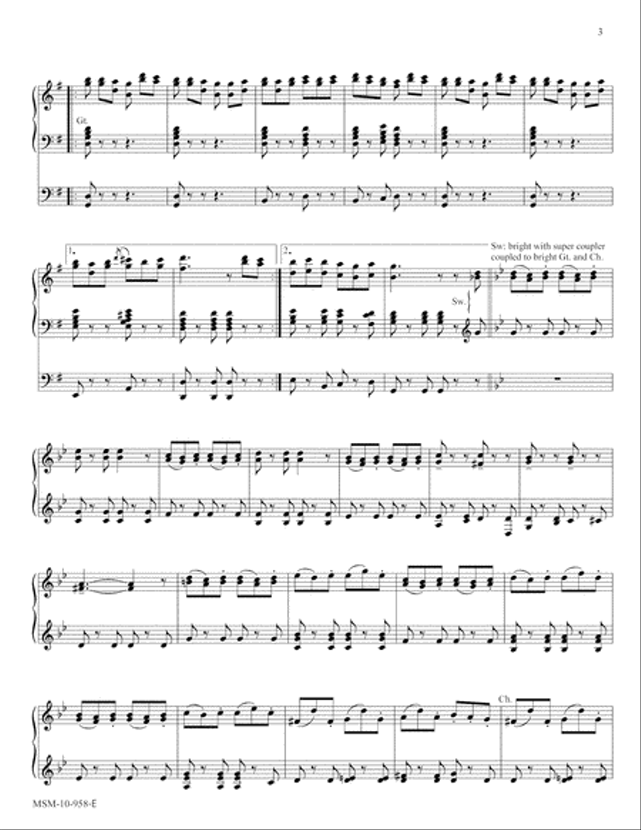 Rondo in G Organ scores gallery preview page 3
