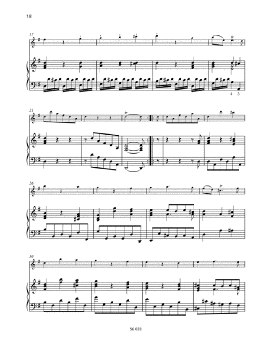 Divertimento G major Alto Recorder scores gallery preview page 3