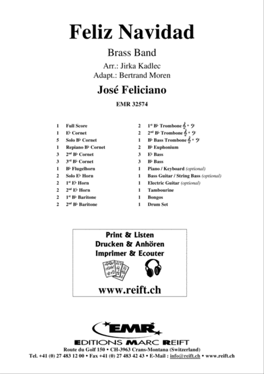 Feliz Navidad Feliz Navidad Brass Band scores gallery preview page 2