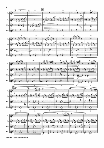 Libertango (shorter version) - Astor Piazolla - Tango Nuevo - Flute Quartet