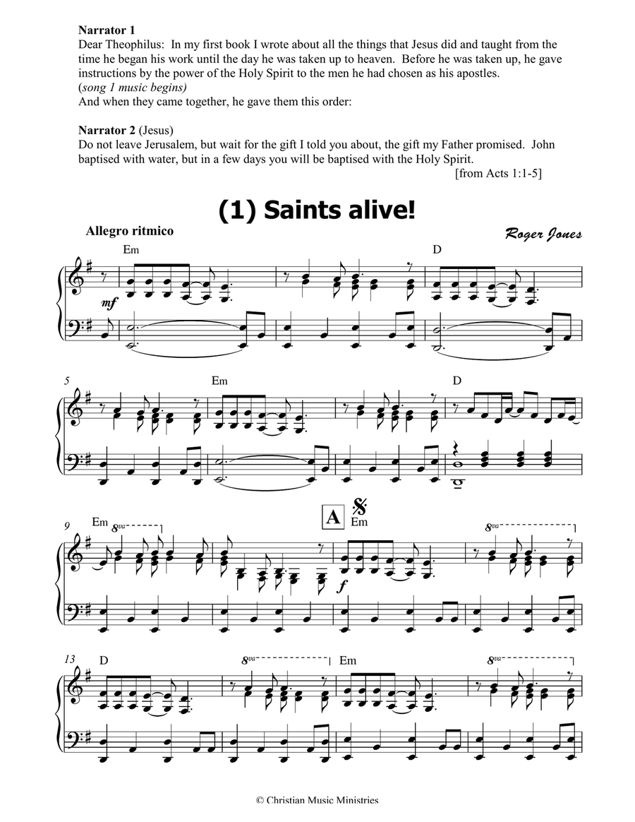 Saints Alive 40th Anniversary Edition 4-Part scores gallery preview page 6