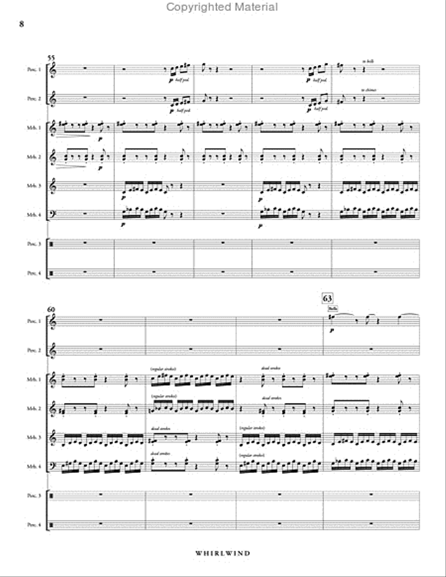 Whirlwind Whirlwind Percussion Ensemble scores gallery preview page 9