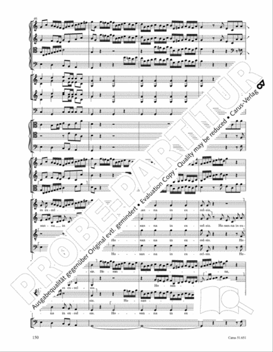 C Minor Mass, K. 427 (Missa in c KV 427) 4-Part scores gallery preview page 166