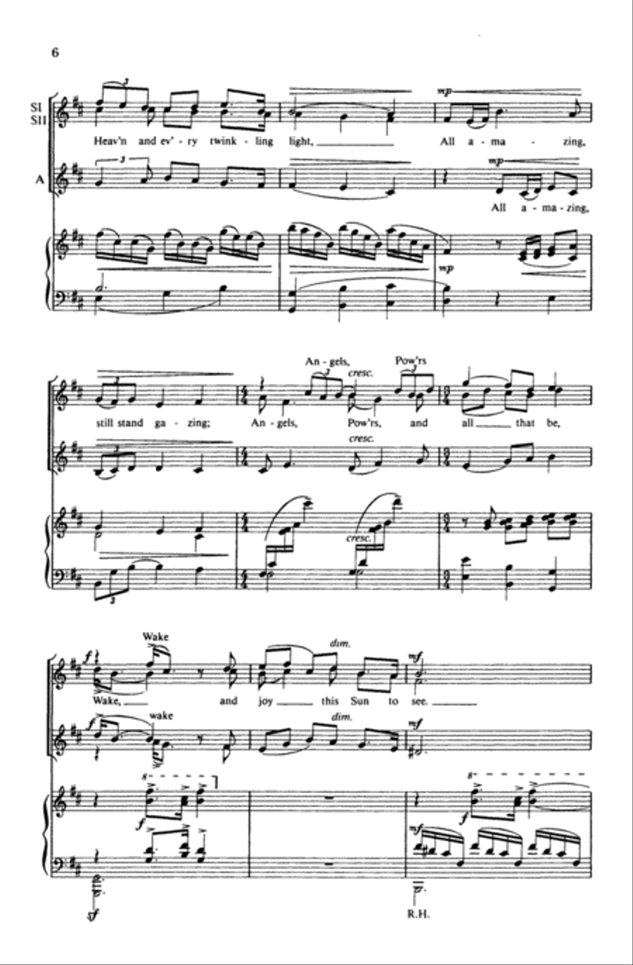 Songs of the Nativity (Six Songs) Choir scores gallery preview page 6