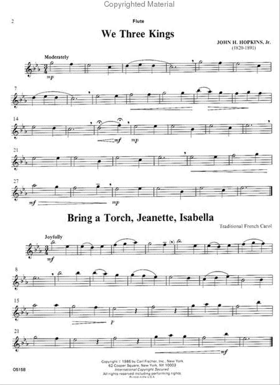 Christmas Sounds Spectacular Concert Band Methods scores gallery preview page 2