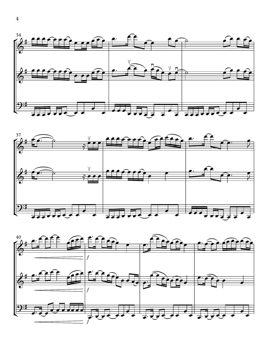 Ocean Eyes String Trio scores gallery preview page 4