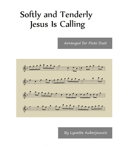 Softly and Tenderly Jesus Is Calling - Flute Duet image number null
