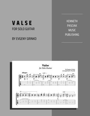 Book cover for Valse