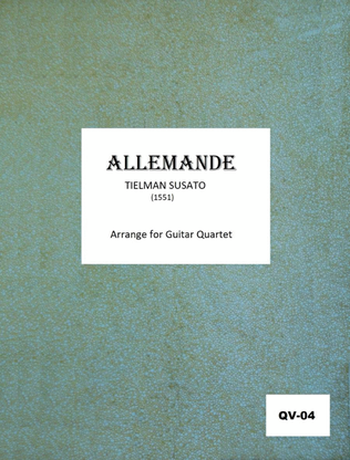 ALLEMANDE [Guitar Quartet]