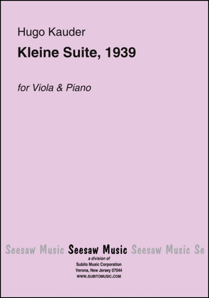 Kleine Suite, 1939