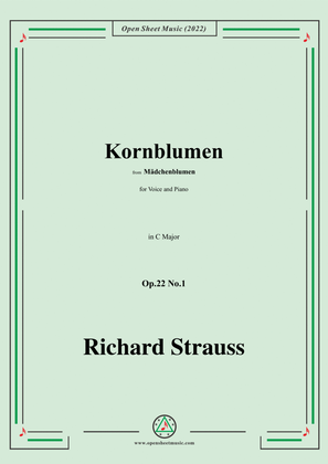 Richard Strauss-Kornblumen,Op.22 No.1,in C Major