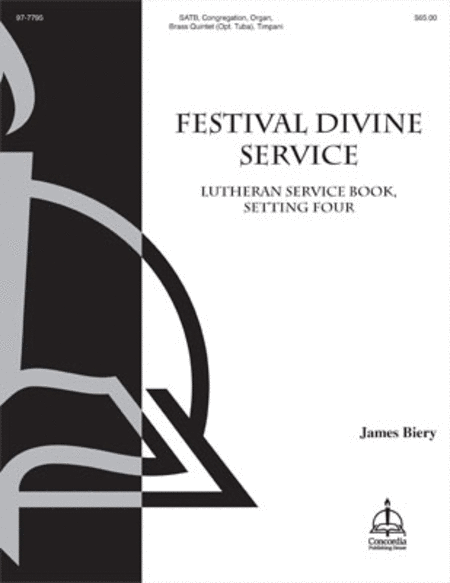 Festival Divine Service: Lutheran Service Book, Setting Four image number null