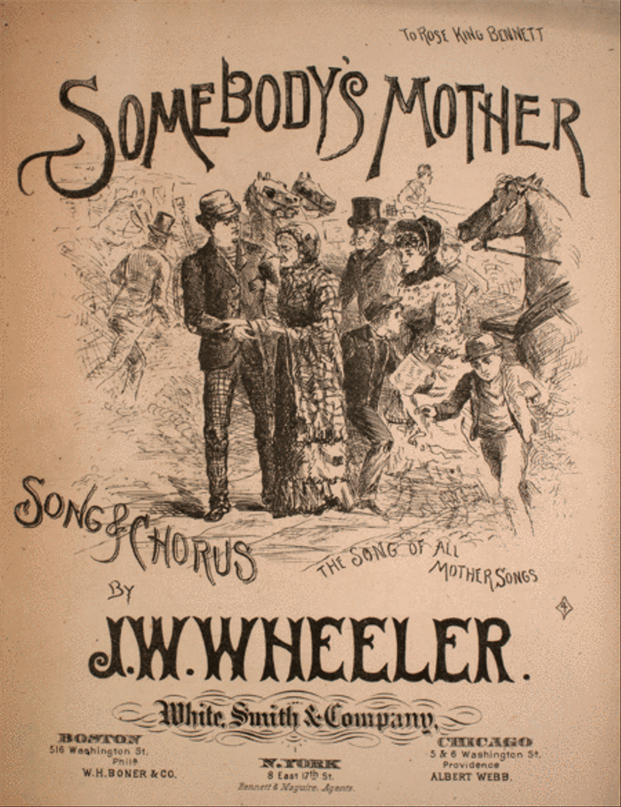 Somebody's Mother. Song & Chorus. The Song of All Mother Songs 4-Part scores gallery preview page 1