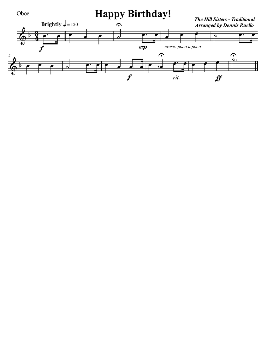Happy Birthday! - Marching / Concert Band - Intermediate Concert Band scores gallery preview page 3