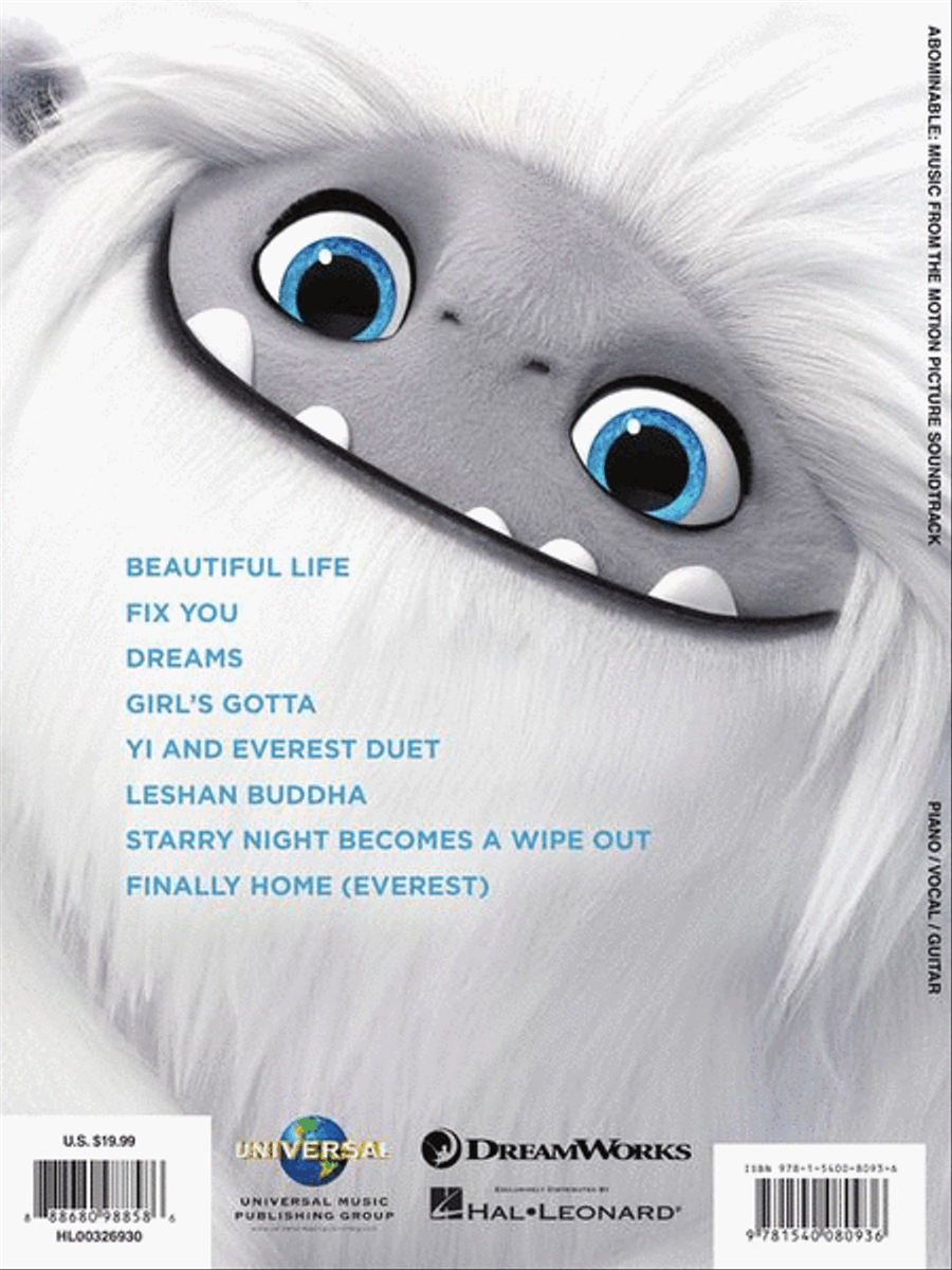 Abominable Abominable Piano, Vocal, Guitar scores gallery preview page 8