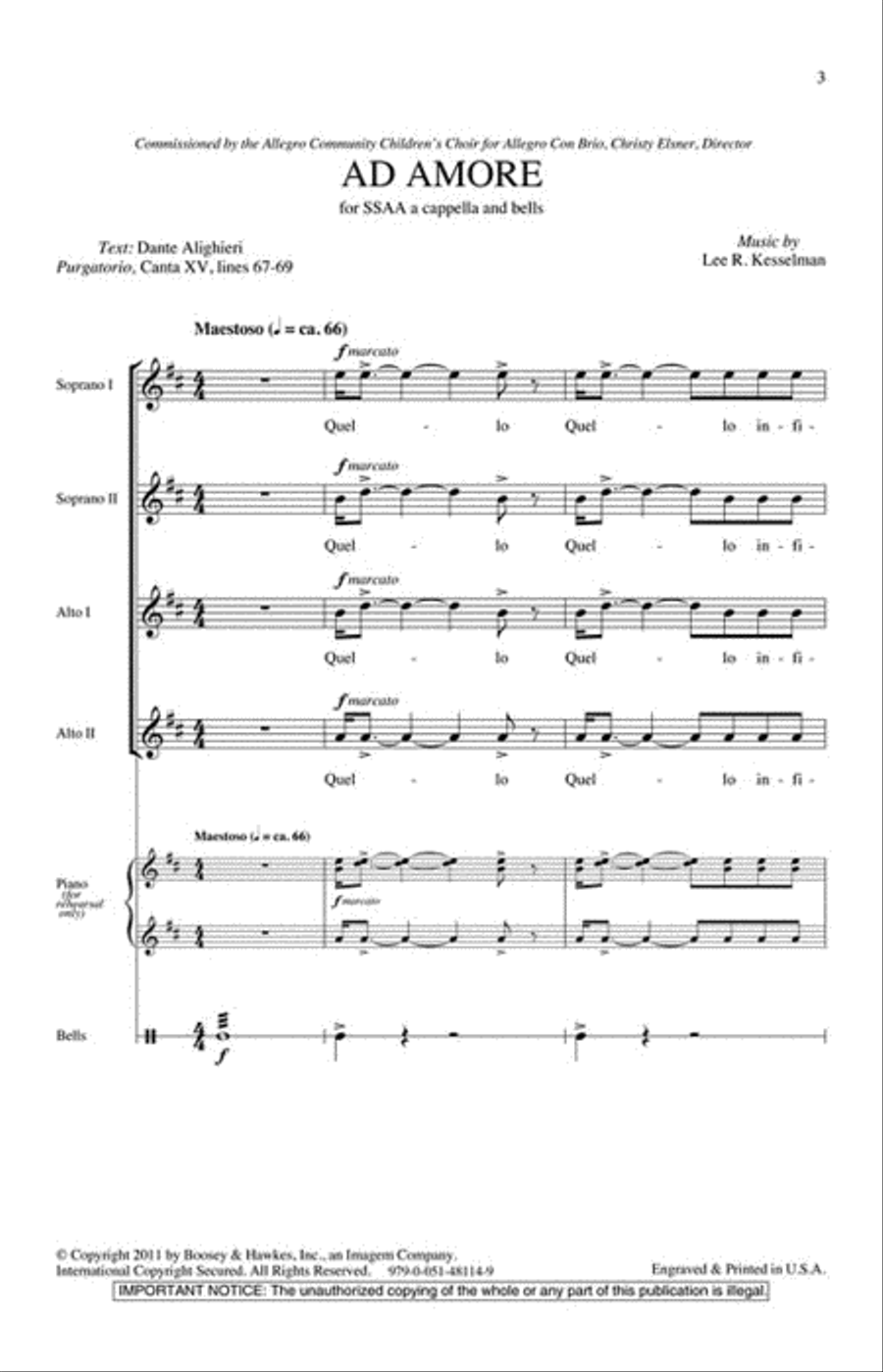 Ad Amore Ad Amore SSAA scores gallery preview page 2